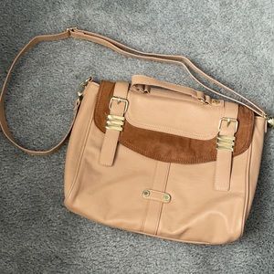 Steve Madden camel leather bag